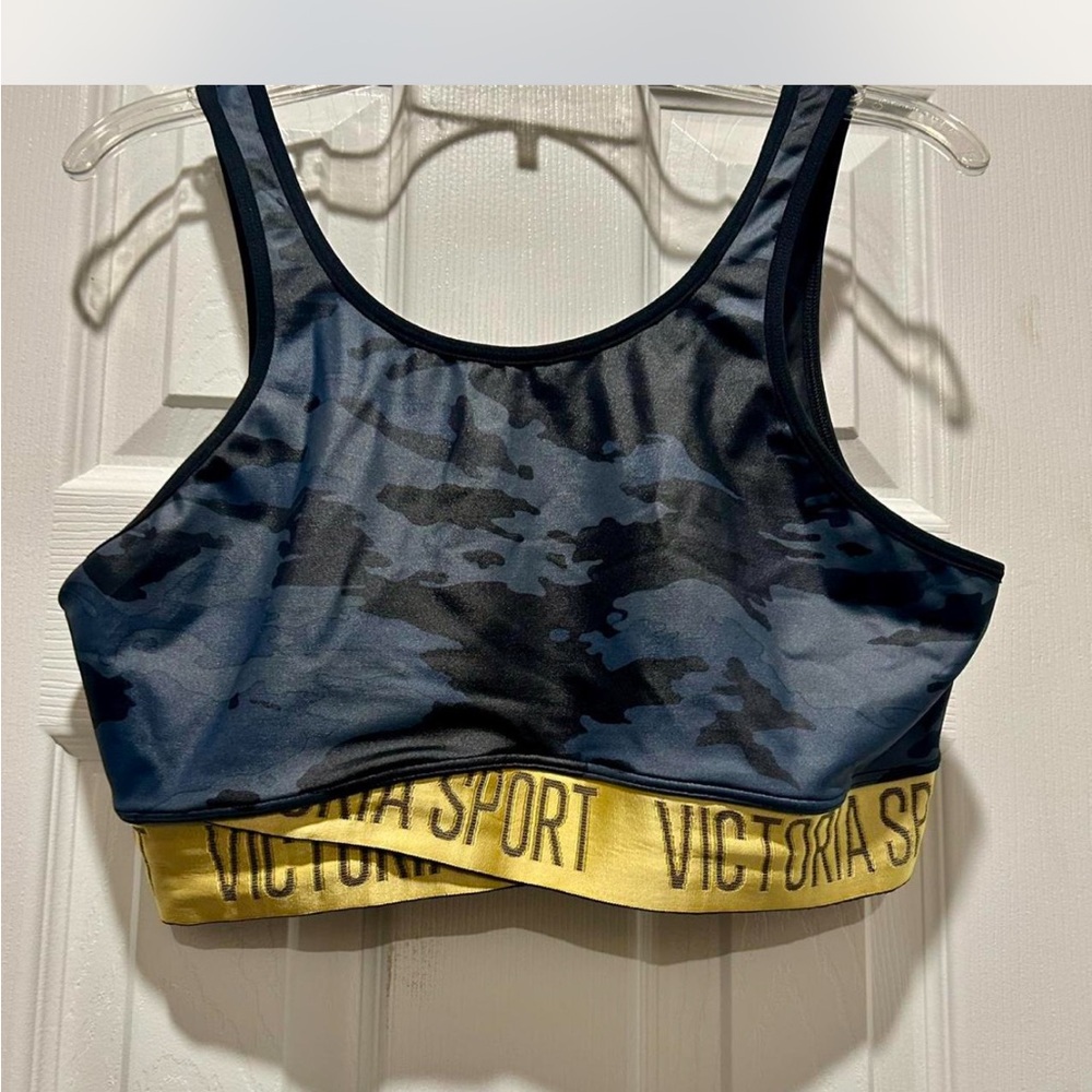 Victoria's Secret Navy Camo Sports Bra